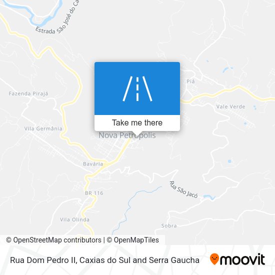 Rua Dom Pedro II map