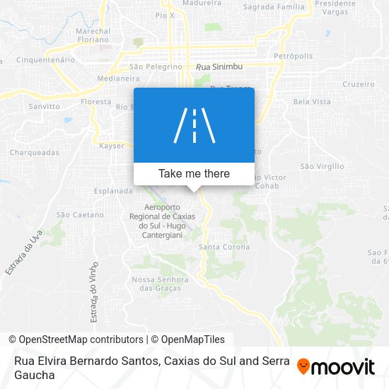 Rua Elvira Bernardo Santos map
