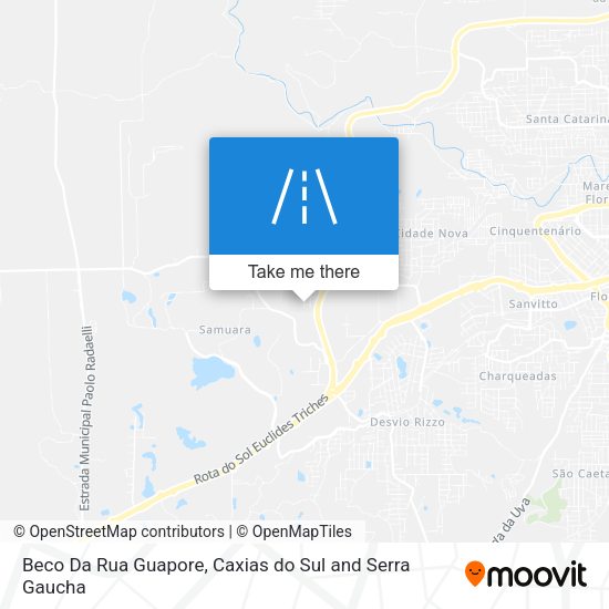 Beco Da Rua Guapore map