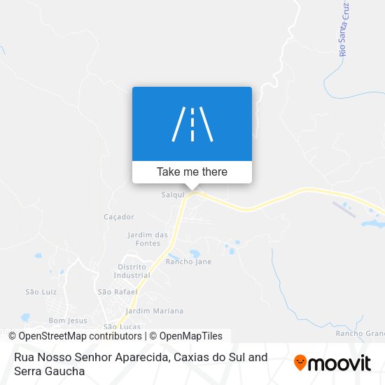 Rua Nosso Senhor Aparecida map