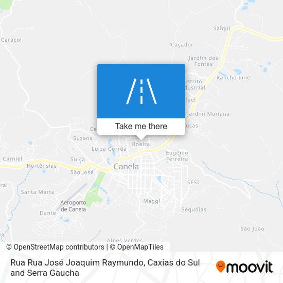 Rua Rua José Joaquim Raymundo map