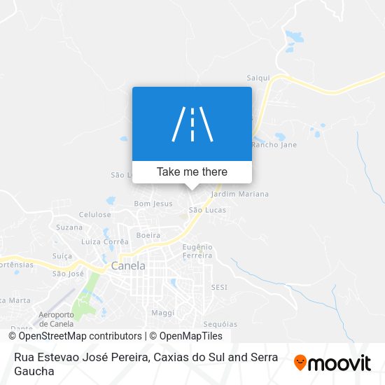 Rua Estevao José Pereira map