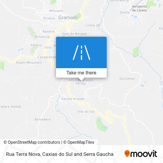 Rua Terra Nova map