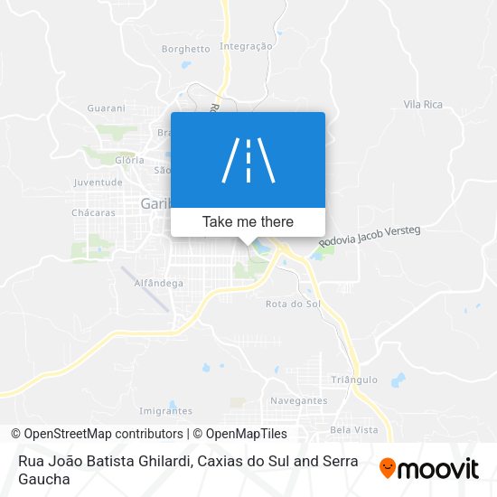 Rua João Batista Ghilardi map