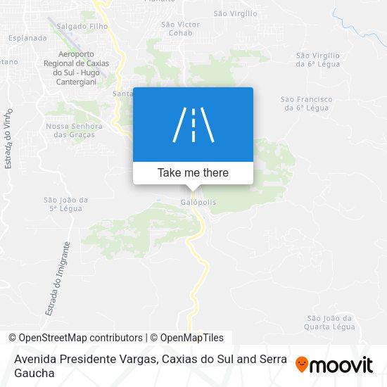 Avenida Presidente Vargas map