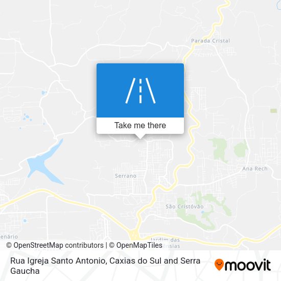Rua Igreja Santo Antonio map