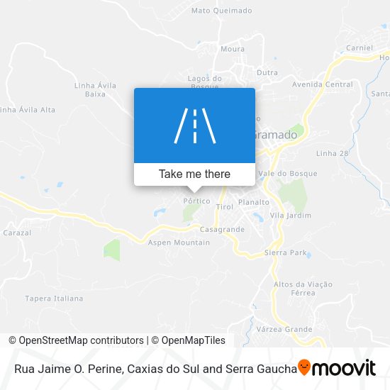 Rua Jaime O. Perine map
