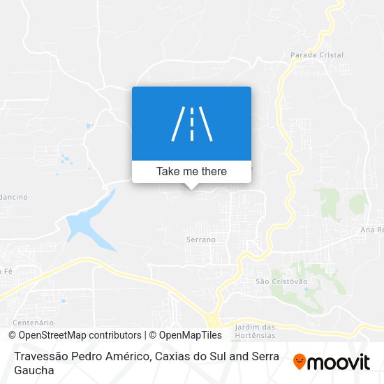 Travessão Pedro Américo map