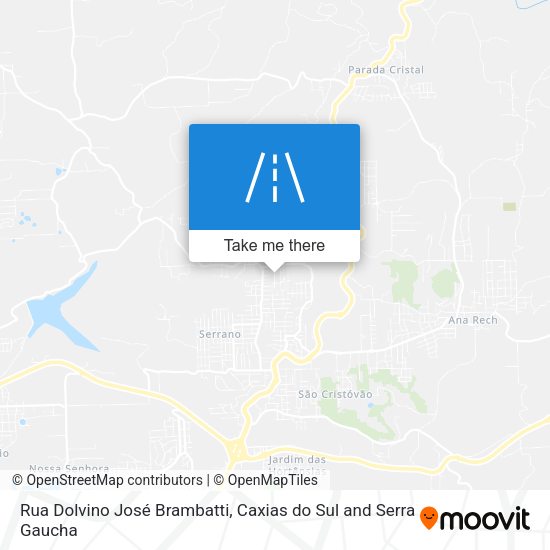 Rua Dolvino José Brambatti map
