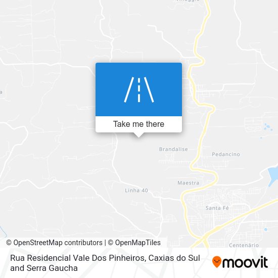 Rua Residencial Vale Dos Pinheiros map