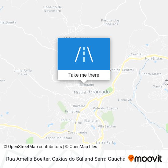 Rua Amelia Boelter map