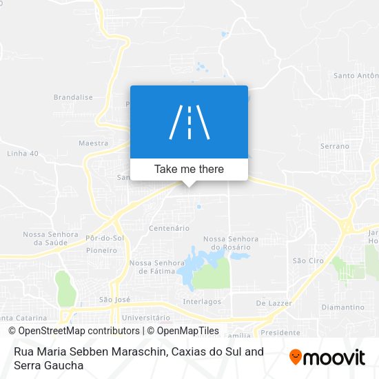 Rua Maria Sebben Maraschin map