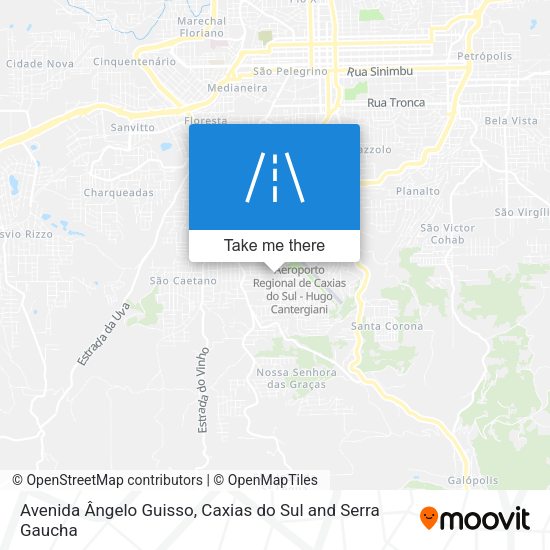 Avenida Ângelo Guisso map