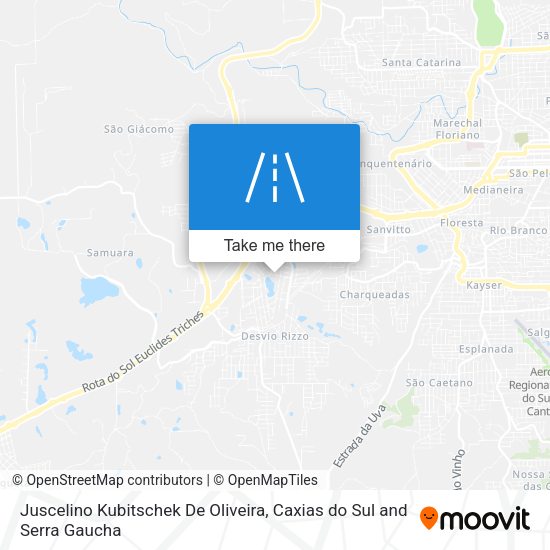 Juscelino Kubitschek De Oliveira map