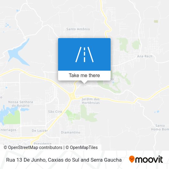 Rua 13 De Junho map