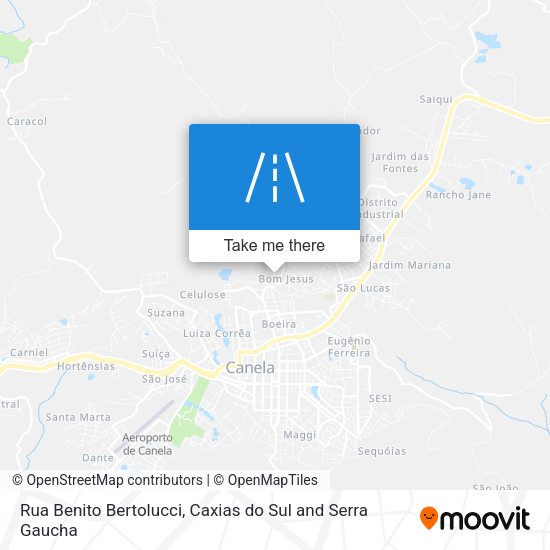 Rua Benito Bertolucci map