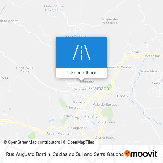 Rua Augusto Bordin map