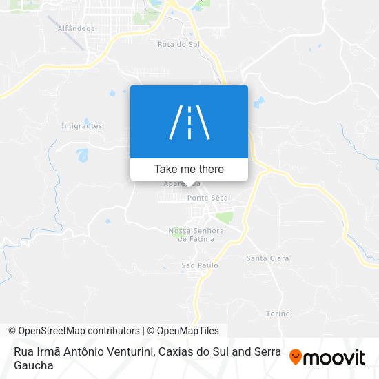 Rua Irmã Antônio Venturini map