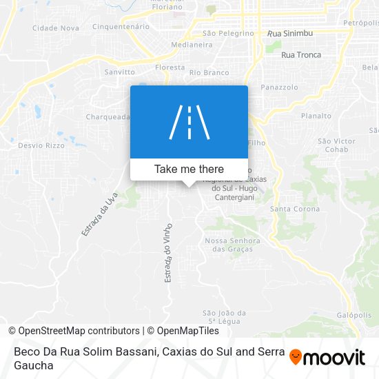Beco Da Rua Solim Bassani map