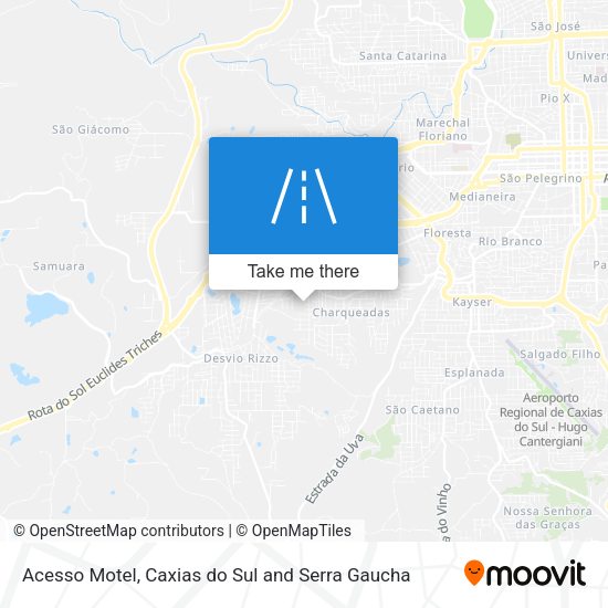 Acesso Motel map