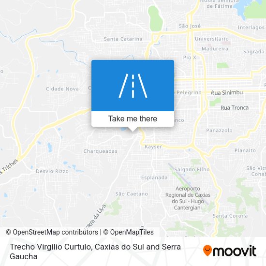 Trecho Virgílio Curtulo map
