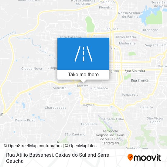 Rua Atílio Bassanesi map