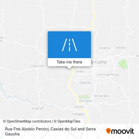 Rua Frei Aloísio Persici map