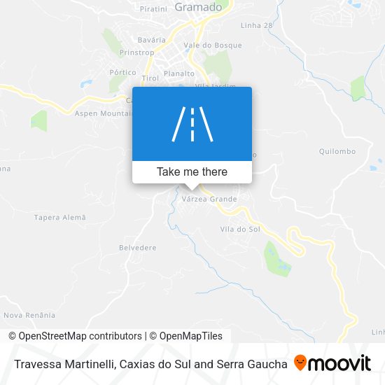 Travessa Martinelli map
