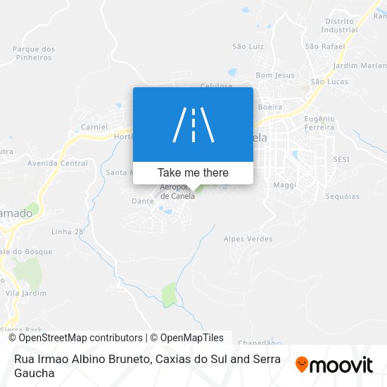 Rua Irmao Albino Bruneto map