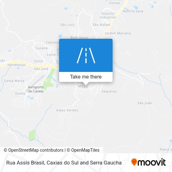 Rua Assis Brasil map