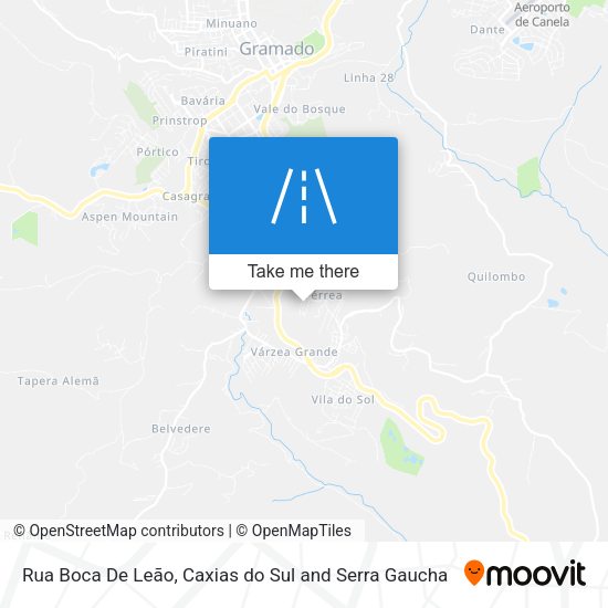 Rua Boca De Leão map