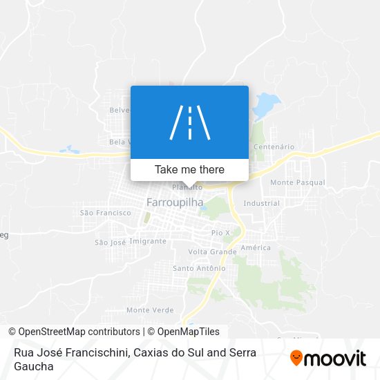 Rua José Francischini map