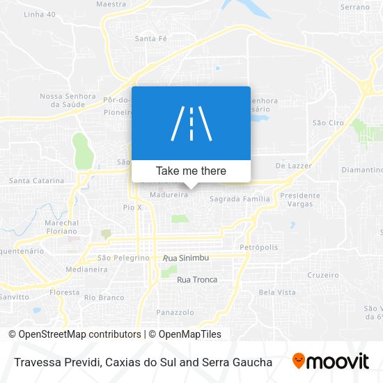 Travessa Previdi map