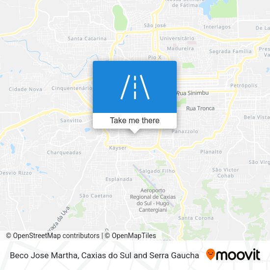 Beco Jose Martha map