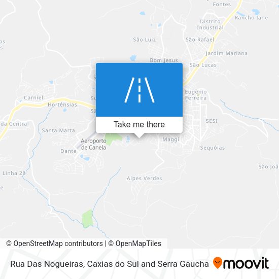 Rua Das Nogueiras map
