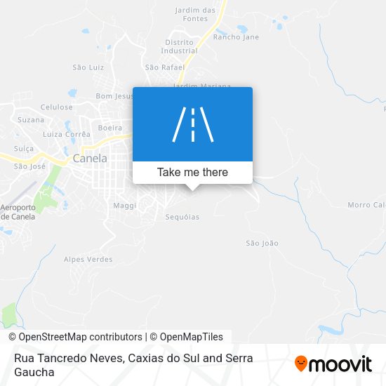 Rua Tancredo Neves map