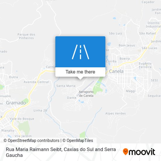 Rua Maria Raimann Seibt map