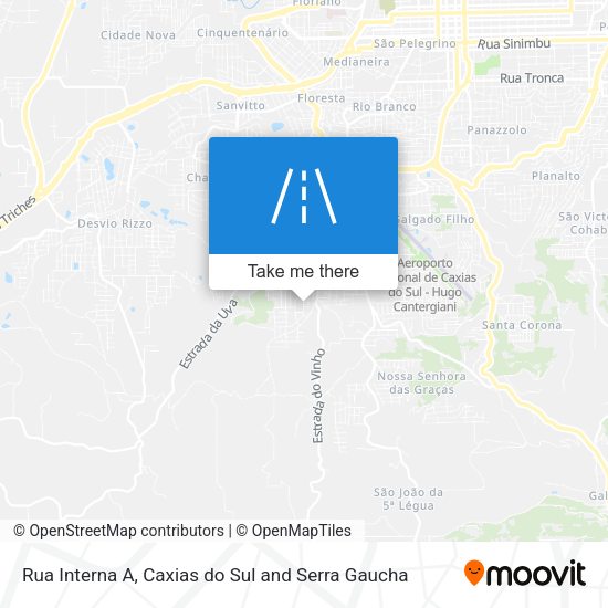 Rua Interna A map
