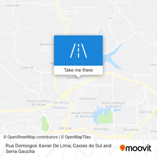 Rua Domingos Xavier De Lima map