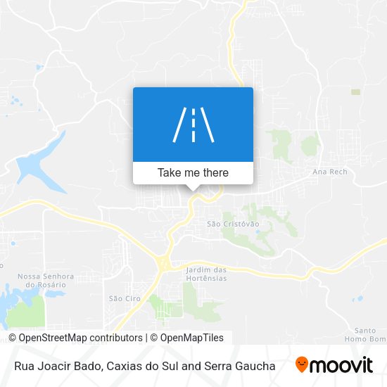 Rua Joacir Bado map