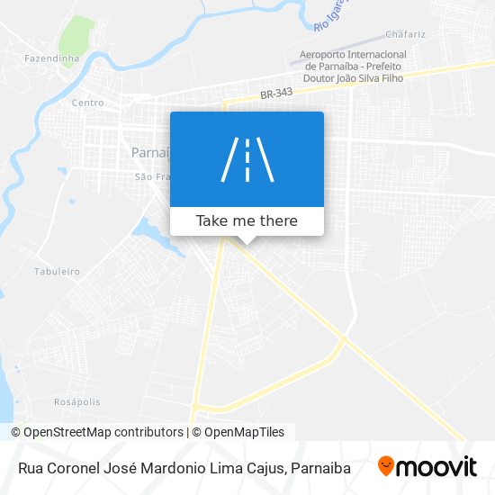 Rua Coronel José Mardonio Lima Cajus map