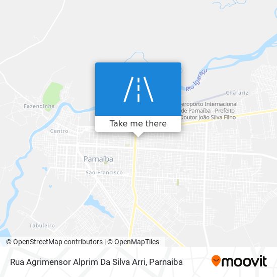 Rua Agrimensor Alprim Da Silva Arri map