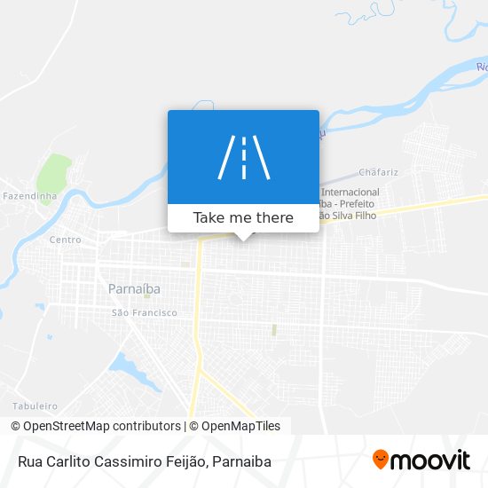 Mapa Rua Carlito Cassimiro Feijão