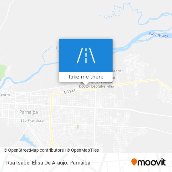 Mapa Rua Isabel Elisa De Araujo