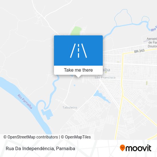 Rua Da Independência map