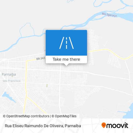 Mapa Rua Eliseu Raimundo De Oliveira