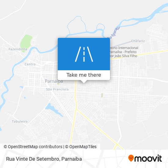 Mapa Rua Vinte De Setembro