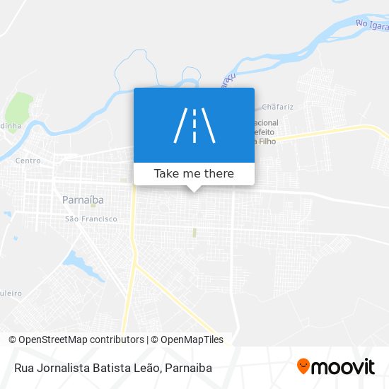 Mapa Rua Jornalista Batista Leão
