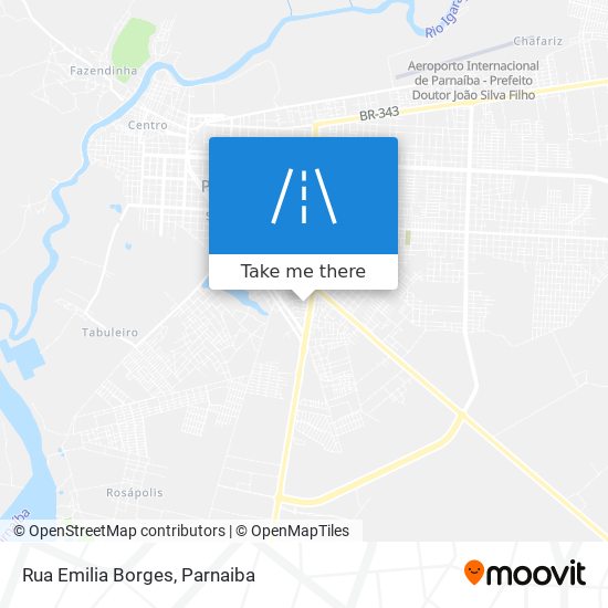 Mapa Rua Emilia Borges