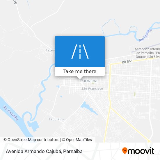 Mapa Avenida Armando Cajubá